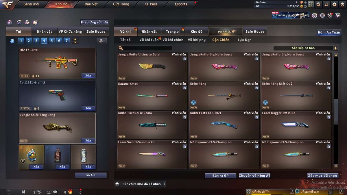 shop acc cf uy tin gia re